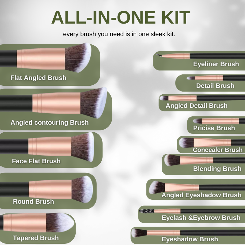 5/12/50pcs Makeup Brushes Set