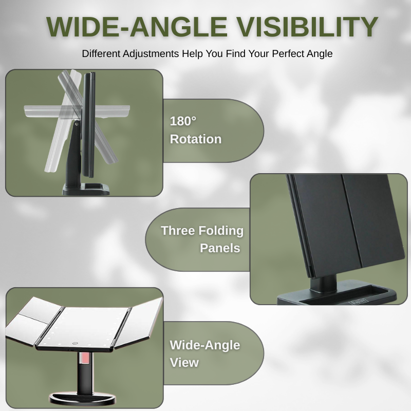 LED Light Makeup Mirror With Touch Screen