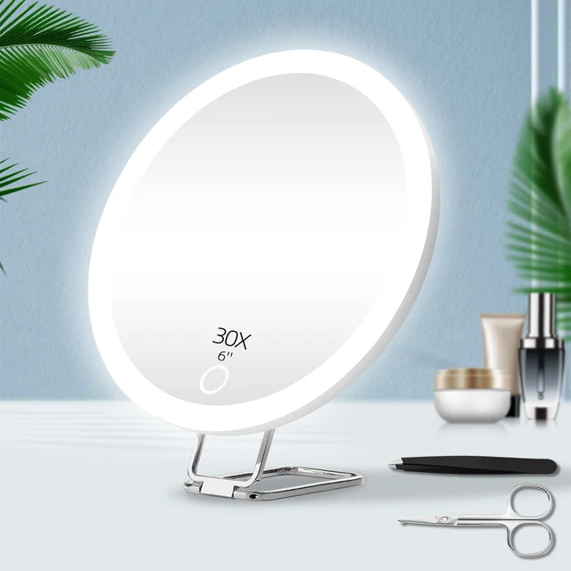 Portable Magnifying Mirror with Light